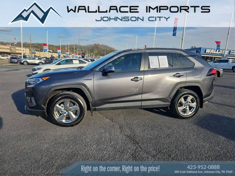 2021 Toyota RAV4 Hybrid for sale at WALLACE IMPORTS OF JOHNSON CITY in Johnson City TN