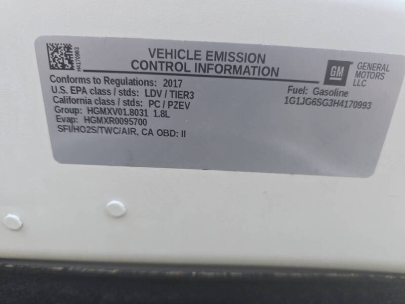 2017 Chevrolet Sonic LT Auto Fleet