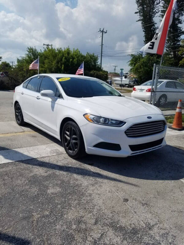 2013 Ford Fusion for sale at Vicky Auto Sales llc in Miami FL