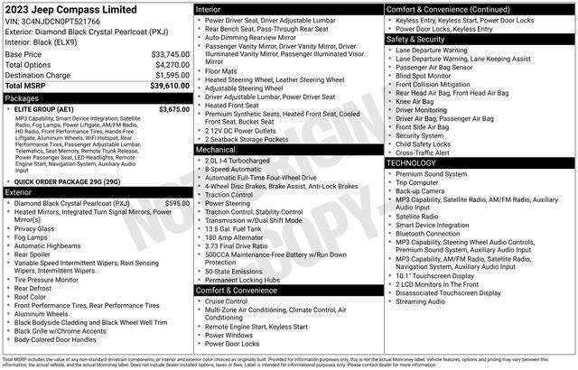 2023 Jeep Compass Limited