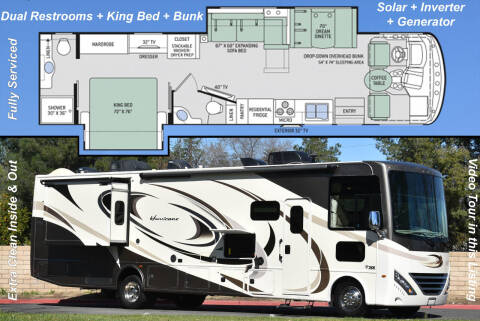 2018 Thor Industries Hurricane 35m Dual Restroom RV for sale at A Buyers Choice in Jurupa Valley CA