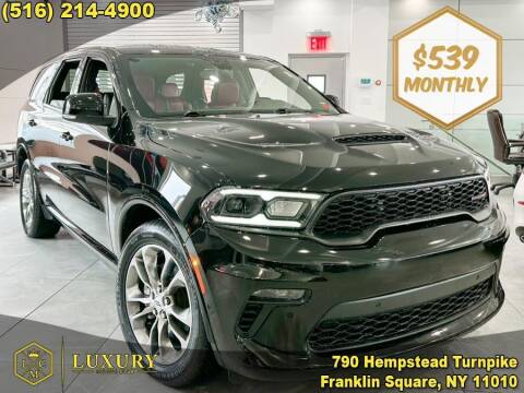 2021 Dodge Durango for sale at LUXURY MOTOR CLUB in Franklin Square NY