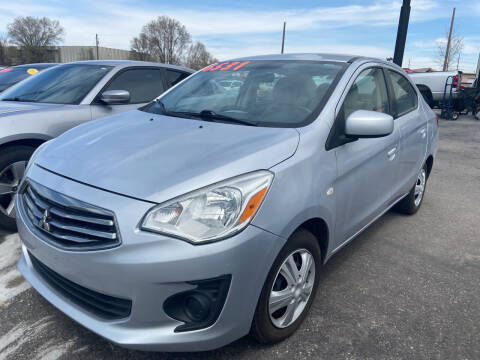 2017 Mitsubishi Mirage G4 for sale at BELOW BOOK AUTO SALES in Idaho Falls ID