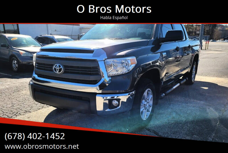 2016 Toyota Tundra for sale at O Bros Motors in Marietta GA