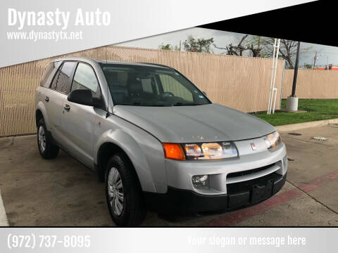 2003 Saturn Vue for sale at Dynasty Auto in Dallas TX