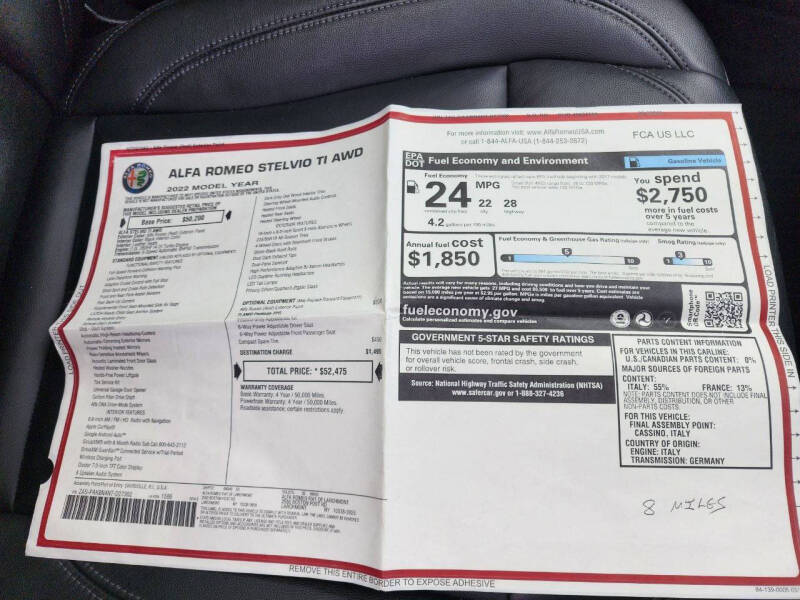 2022 Alfa Romeo Stelvio Ti