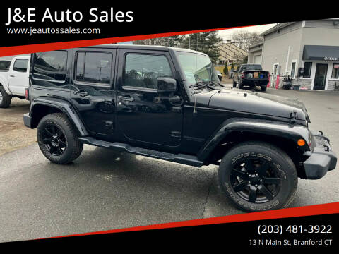 2014 Jeep Wrangler Unlimited for sale at J&E Auto Sales in Branford CT