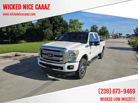 2015 Ford F-250 Super Duty for sale at WICKED NICE CAAAZ in Cape Coral FL
