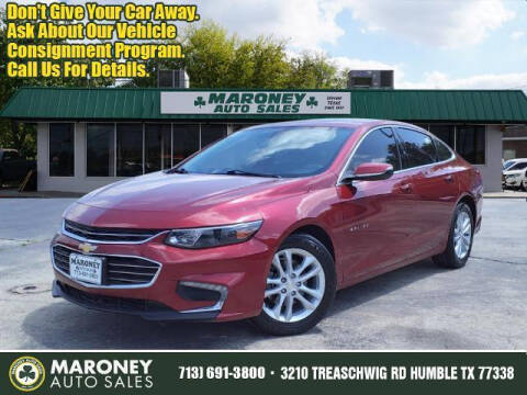 2018 Chevrolet Malibu for sale at Maroney Auto Sales in Humble TX