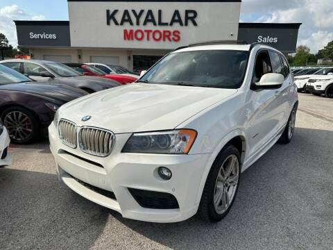 2014 BMW X3 for sale at KAYALAR MOTORS SUPPORT CENTER in Houston TX