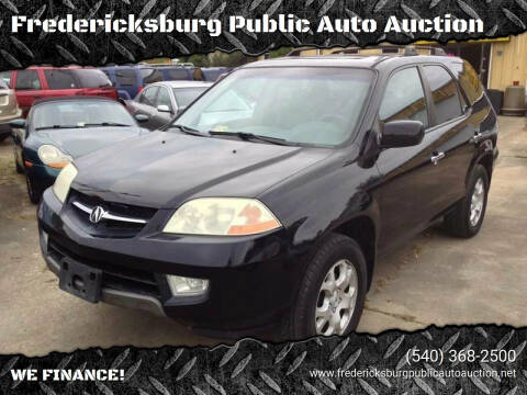 2002 Acura MDX for sale at FPAA in Fredericksburg VA