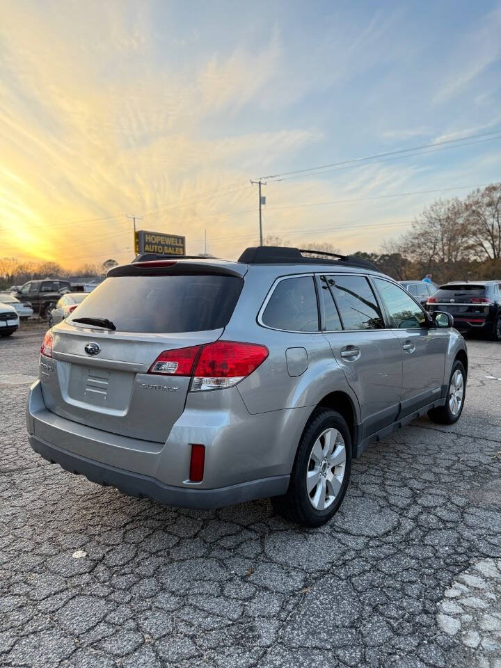 2011 Subaru Outback for sale at Joes Blvd Auto Sales in Hopewell, VA