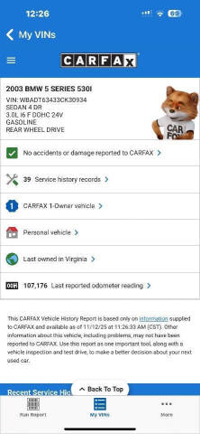 2003 BMW 5 Series 530i