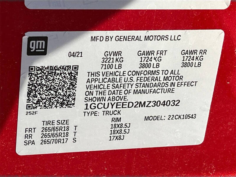 2021 Chevrolet Silverado 1500