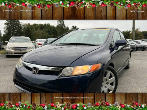 2007 Honda Civic for sale at Hybrid & Gas Automotive Inc in Aberdeen MD