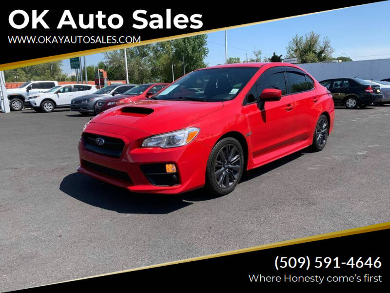 2017 Subaru WRX for sale at OK Auto Sales in Kennewick WA