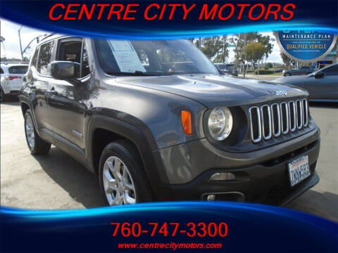 2017 Jeep Renegade for sale at Centre City Motors in Escondido CA