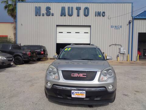 2007 GMC Acadia for sale at N.S. Auto Sales Inc. in Houston TX