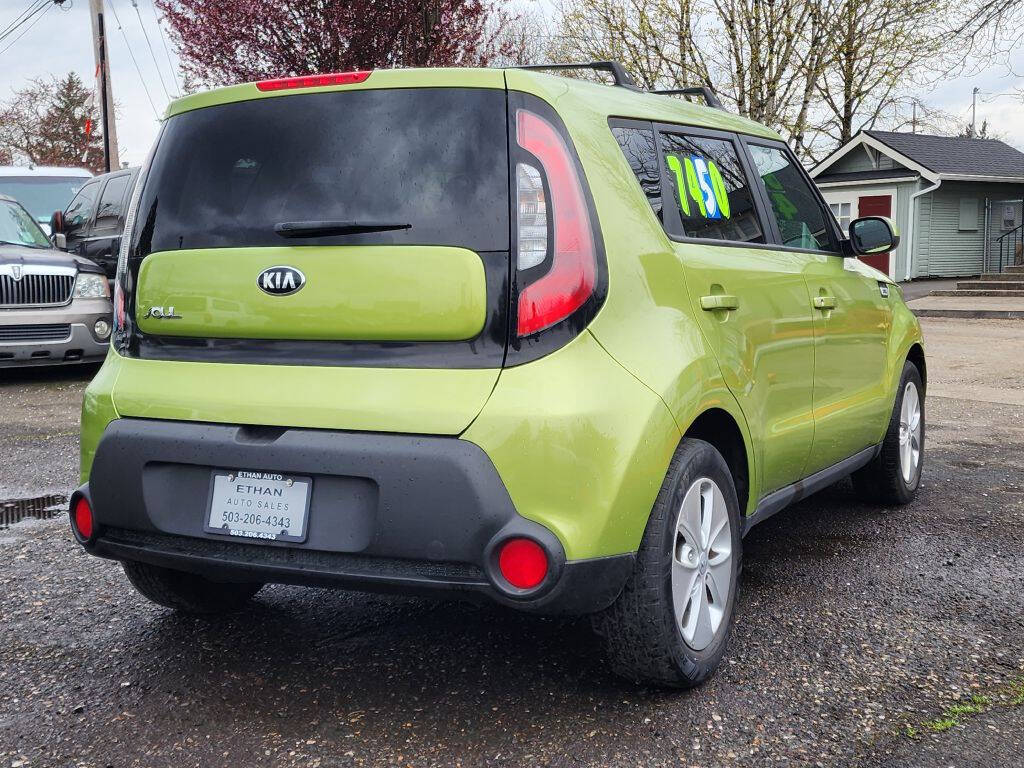 2016 Kia Soul for sale at ETHAN AUTO SALES LLC in Portland, OR