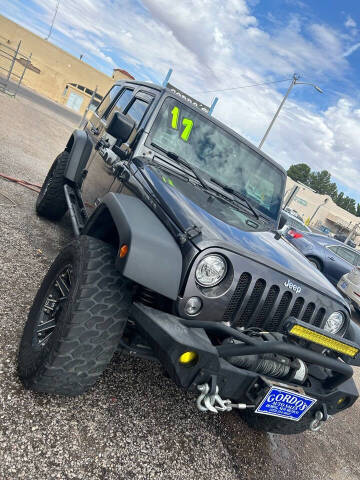 2017 Jeep Wrangler Unlimited for sale at Gordos Auto Sales in Deming NM