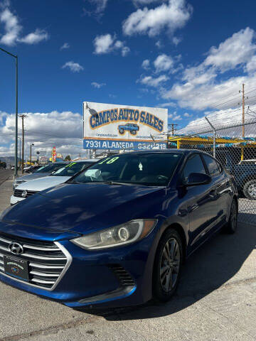 2018 Hyundai Elantra for sale at Campos Auto Sales in El Paso TX