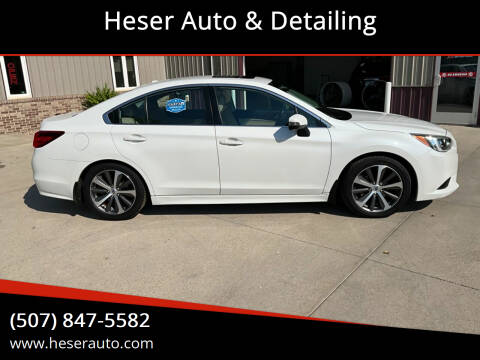 2015 Subaru Legacy for sale at Heser Auto & Detailing in Jackson MN