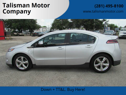 2013 Chevrolet Volt for sale at Talisman Motor Company in Houston TX