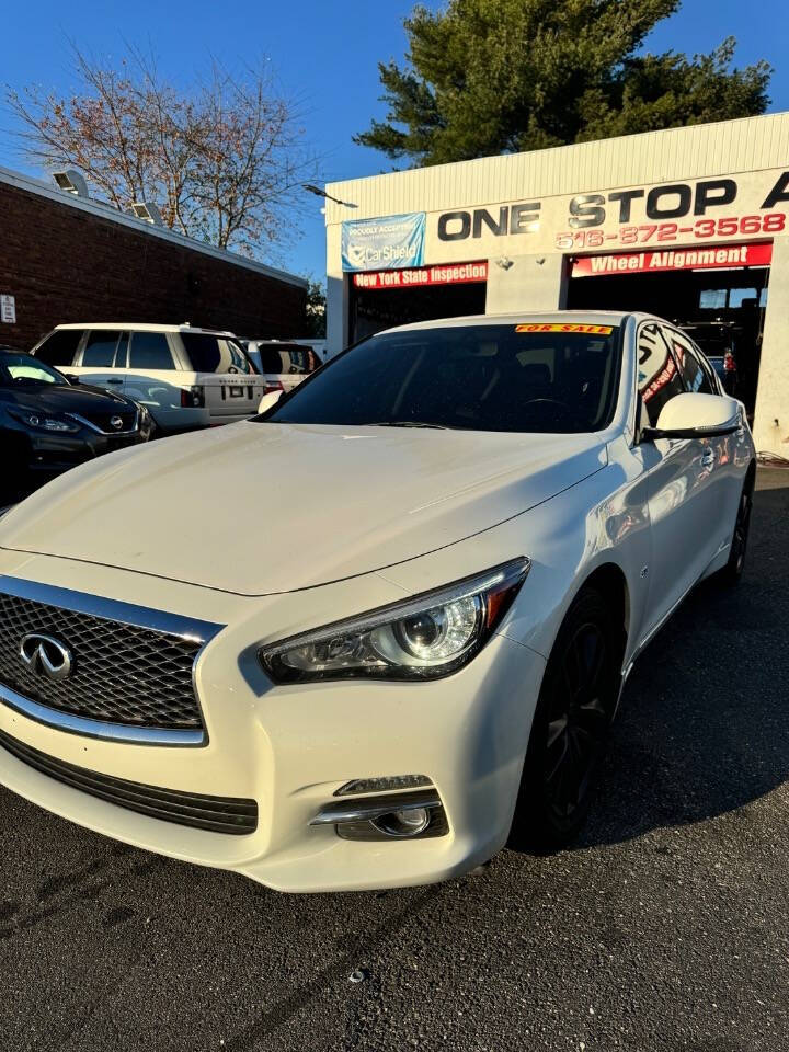 2015 INFINITI Q50 for sale at One Stop Auto Sales NYC in Valley Stream, NY