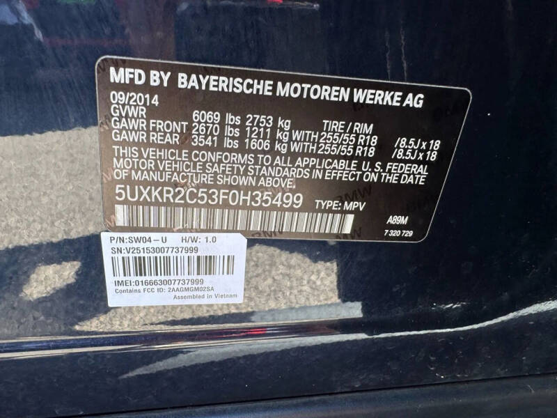 2015 BMW X5 sDrive35i