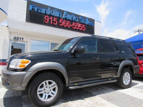 2004 Toyota Sequoia for sale at Franklin Auto Sales in El Paso TX