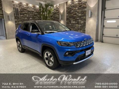 2022 Jeep Compass for sale at Auto World Used Cars in Hays KS