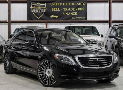 2015 Mercedes-Benz S-Class for sale at United Exotic Auto in Houston TX