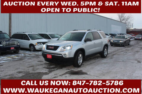 2012 GMC Acadia for sale at Waukegan Auto Auction in Waukegan IL