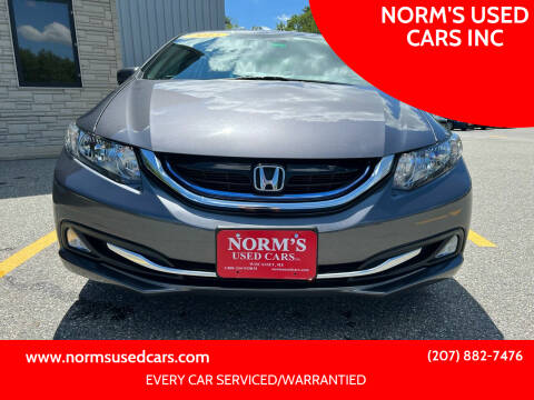 2015 Honda Civic for sale at NORM'S USED CARS INC in Wiscasset ME