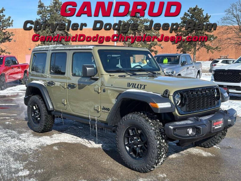 2025 Jeep Wrangler for sale at GANDRUD CHEVROLET in Green Bay WI