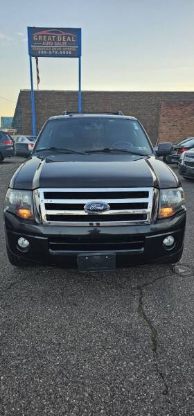 2012 Ford Expedition EL for sale at GREAT DEAL AUTO SALES in Center Line MI