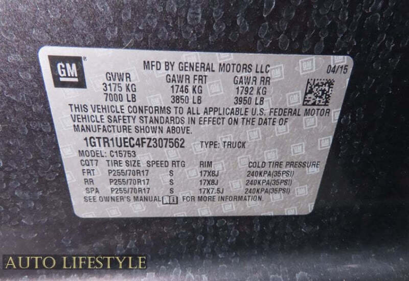2015 GMC Sierra 1500 SLE