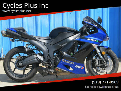 2007 Kawasaki Ninja ZX-6R for sale at Cycles Plus Inc in Garner NC