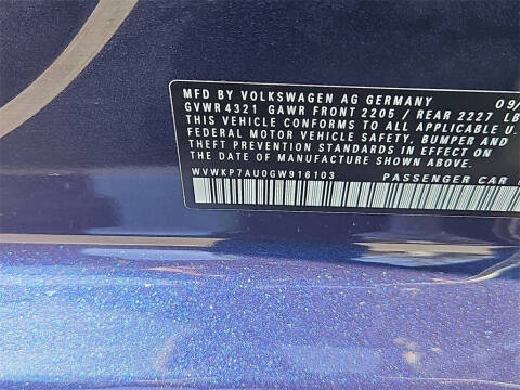 2016 Volkswagen e-Golf SE