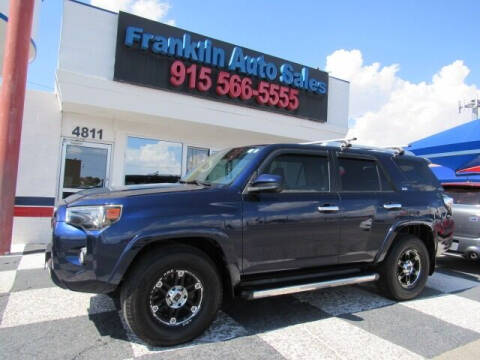 2015 Toyota 4Runner for sale at Franklin Auto Sales in El Paso TX