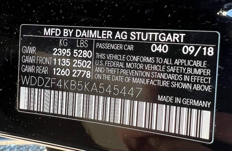 2019 Mercedes-Benz E-Class E 300 4MATIC