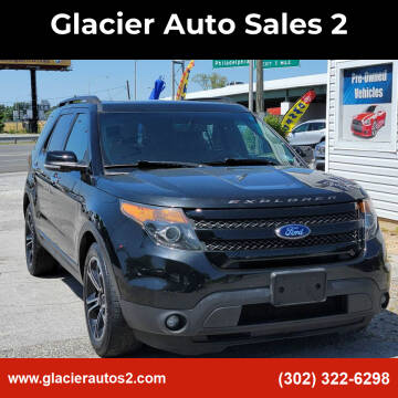 2014 Ford Explorer for sale at Glacier Auto Sales 2 in New Castle DE