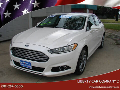 2016 Ford Fusion for sale at Liberty Car Company - II in Waterloo IA