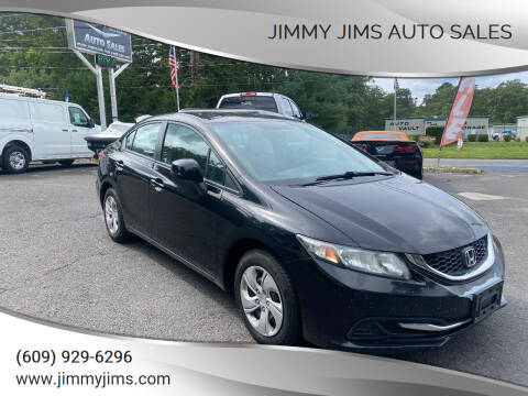 2013 Honda Civic for sale at Jimmy Jims Auto Sales in Tabernacle NJ