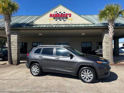 2016 Jeep Cherokee for sale at Rabeaux's Auto Sales in Lafayette LA