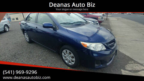 2011 Toyota Corolla for sale at Deanas Auto Biz in Pendleton OR