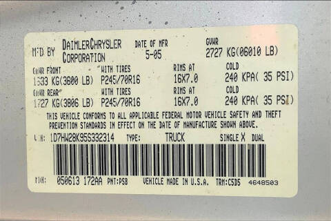 2005 Dodge Dakota ST