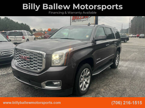 2018 GMC Yukon for sale at Billy Ballew Motorsports in Dawsonville GA