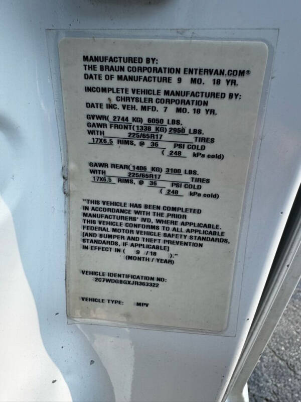 2018 Dodge Grand Caravan SE