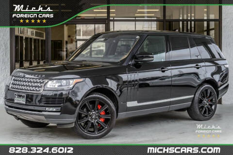 2016 Land Rover Range Rover for sale at Mich's Foreign Cars in Hickory NC